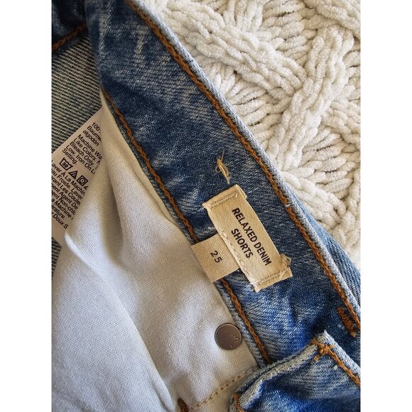 NEW Madewell High Rise Relaxed Denim Shorts 25 - Picture 7 of 10